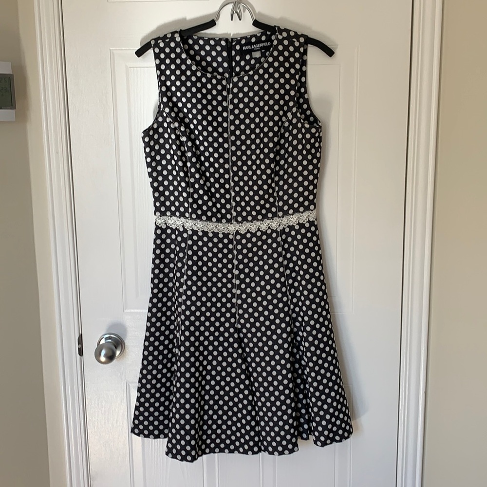 Karl Lagerfeld polka dress